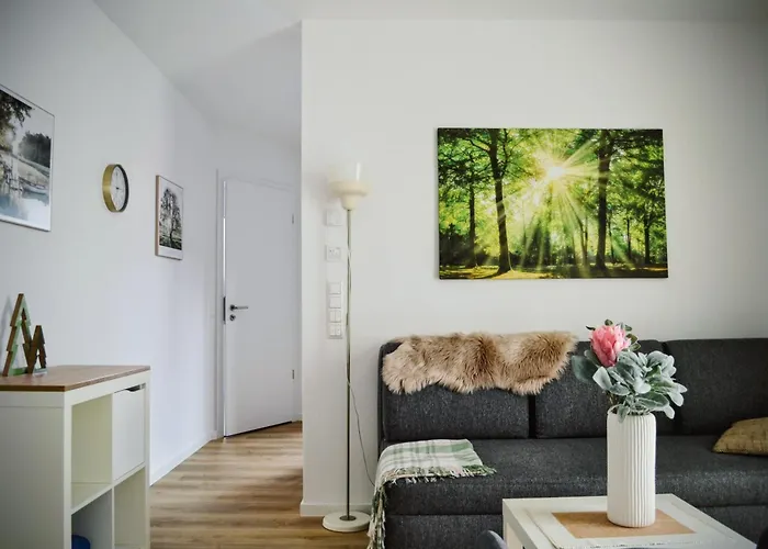 9,5 Einfach Ankommen, Gut Schlafen - Balkon, Parkplatz & Eigener Eingang - Komfortplus Daire Bad Zwischenahn