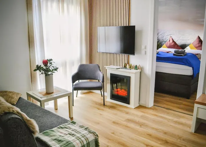 Daire 9,5 Einfach Ankommen, Gut Schlafen - Balkon, Parkplatz & Eigener Eingang - Komfortplus *